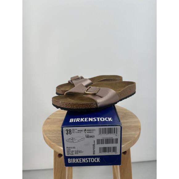 Birkenstock Madrid BS Ladies 7 Men's 5 EU 38 Copper Narrow fit - Picture 1 of 5